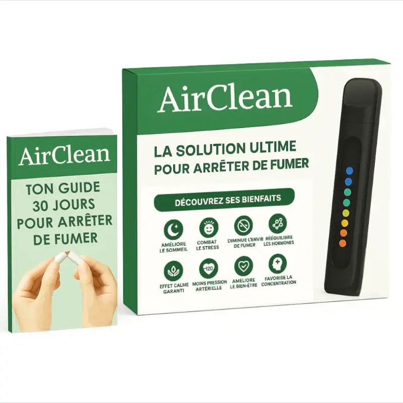 AirClean™ : Kit Ultime pour Arrêter de Fumer